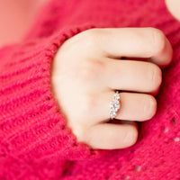 Starlette Women's Future Engagement Ring in silver - women's jewelry - view 4