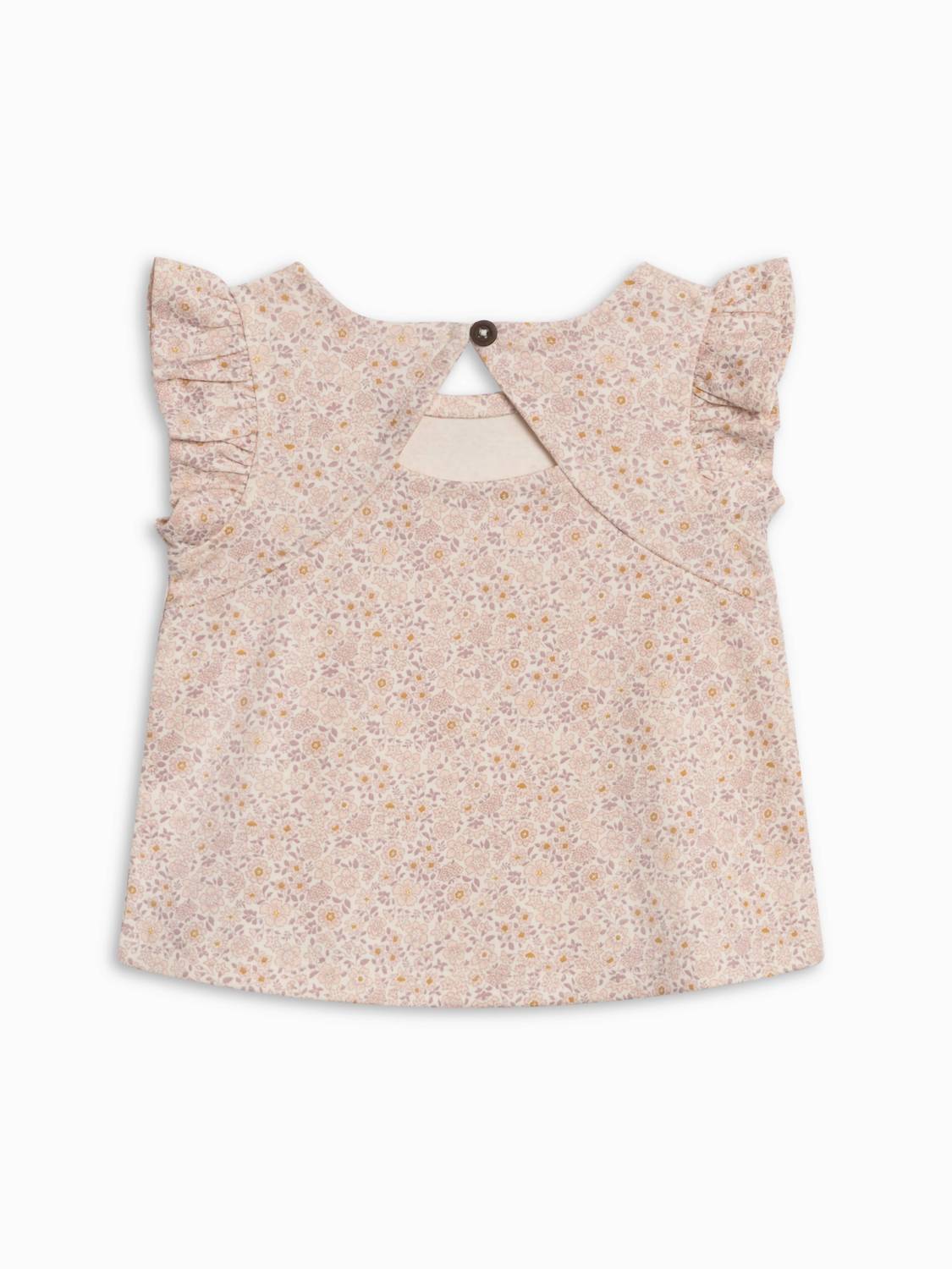 Colored Organics - Girls Ella Ruffle Sleeve Tank Top