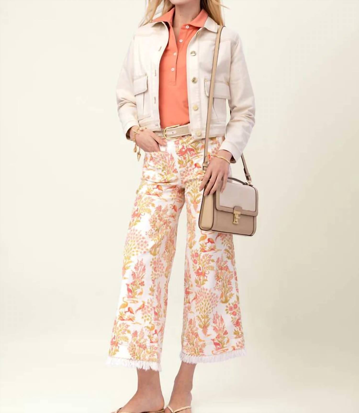 Spartina 449 - Pritchard Wide Leg Fringe Pull On Jean