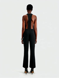 The Kooples - Halter Back Jumpsuit with Chain Accent