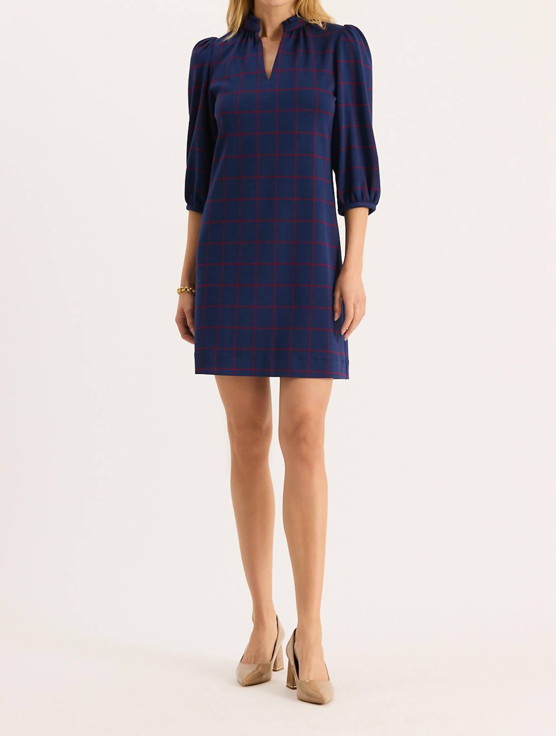 Tyler Boe - Sherri Knit Plaid Dress