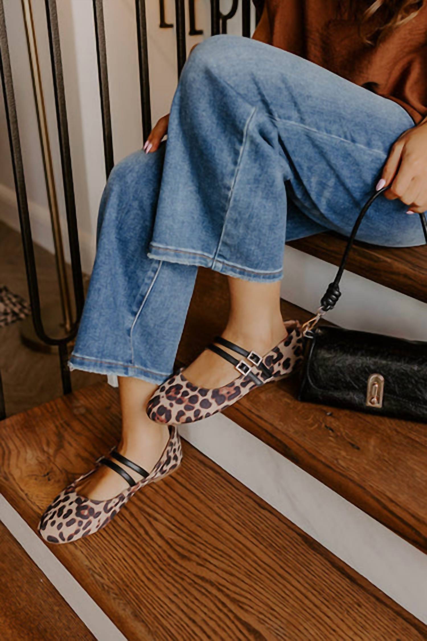 Corkys Footwear - Women's Own It Leopard Mary Jane Flats