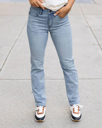Grace And Lace - Mel's Fave Non Distressed Light Mid-wash Full Length Jeans