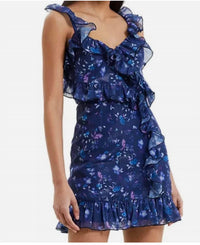 French Connection - Aidan Bai Lurex Frill Dress