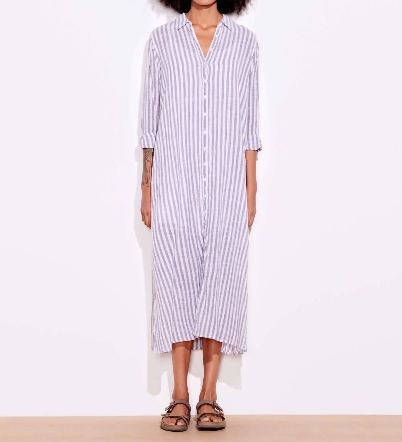 Sundry - Stripe Shirt Dress