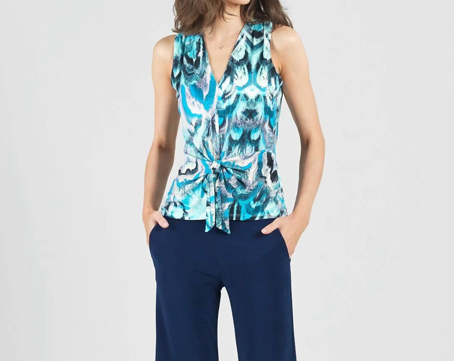 Clara Sun Woo - V-neck Sleeveless Top