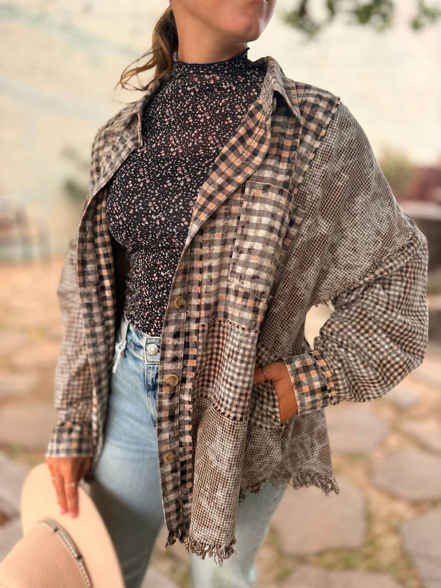 Oli & Hali - Plaid Button Shirt