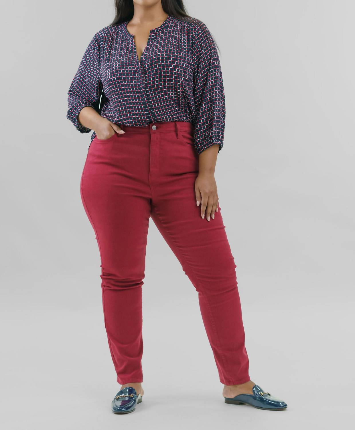 Nydj - High Rise Sheri Slim Jeans - Plus