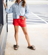 Daze - Valley Girl High Rise Shorts