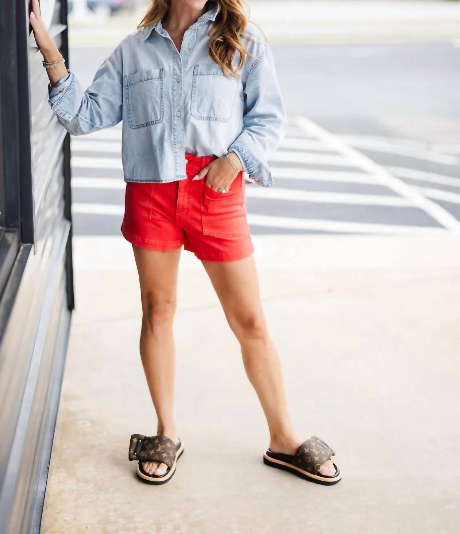 Daze - Valley Girl High Rise Shorts