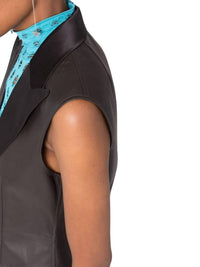 Salvatore Ferragamo - Tailored Leather Blazer