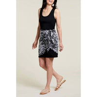 Tribal - Sleeveless Printed Wrap Dress