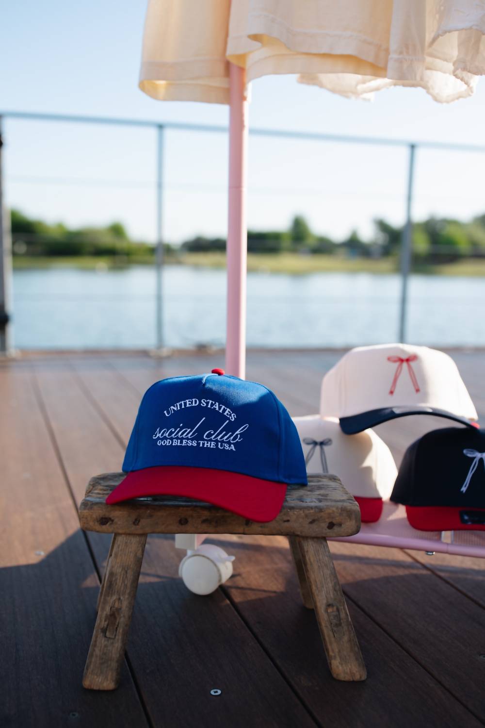 Rubymoon - Unisex United States Social Club Embroidered Hat