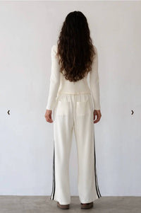 Donni. - Thermal Crop Stripe Pants