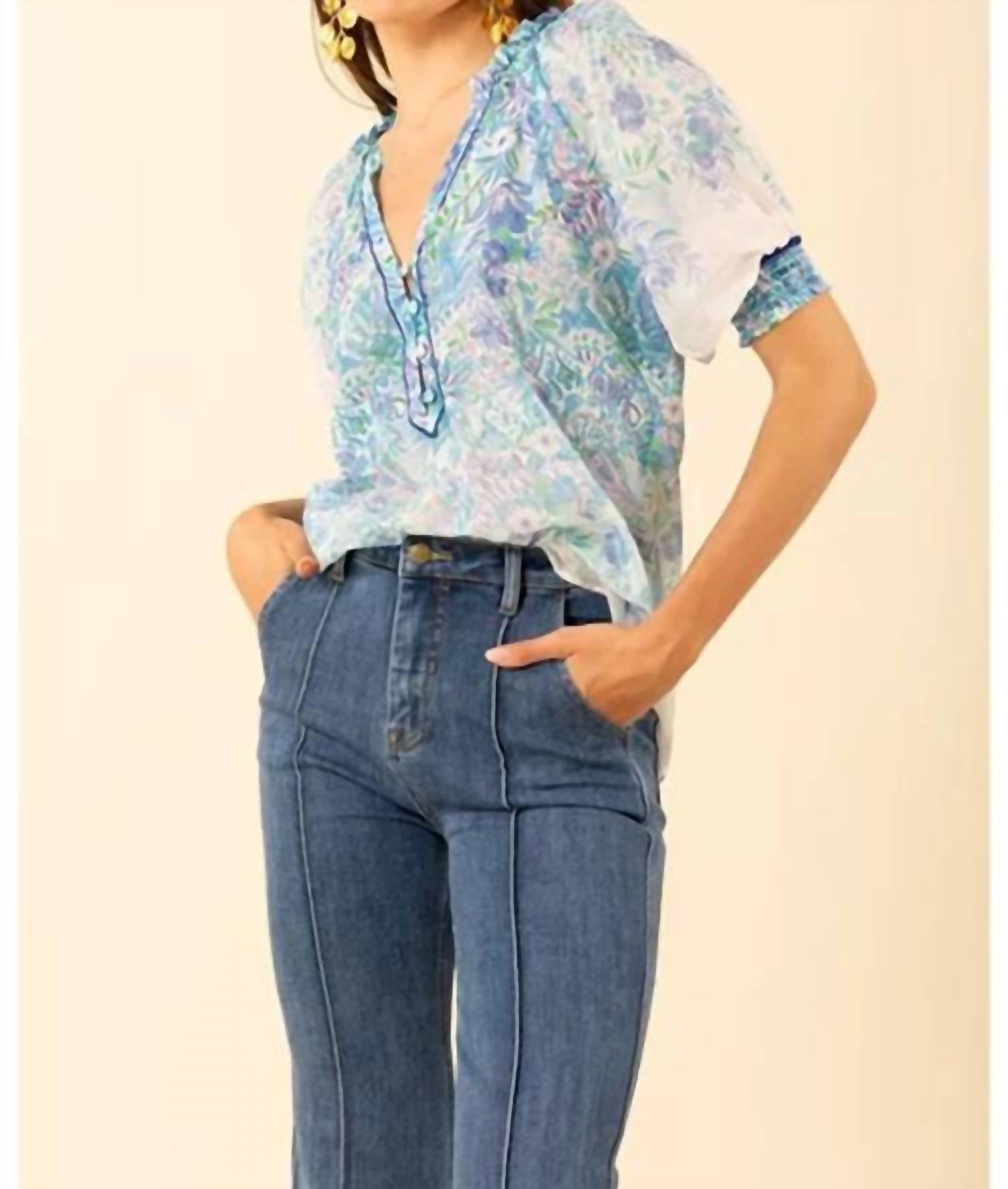 Hale Bob - Yareli Voile Short Sleeve Shirt