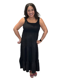 Saltwater Luxe - Linen Smocked Tank Dress