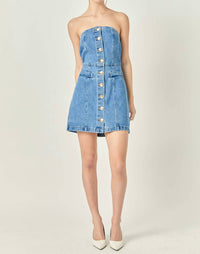 2.7 August Apparel - Tube Mini Dress