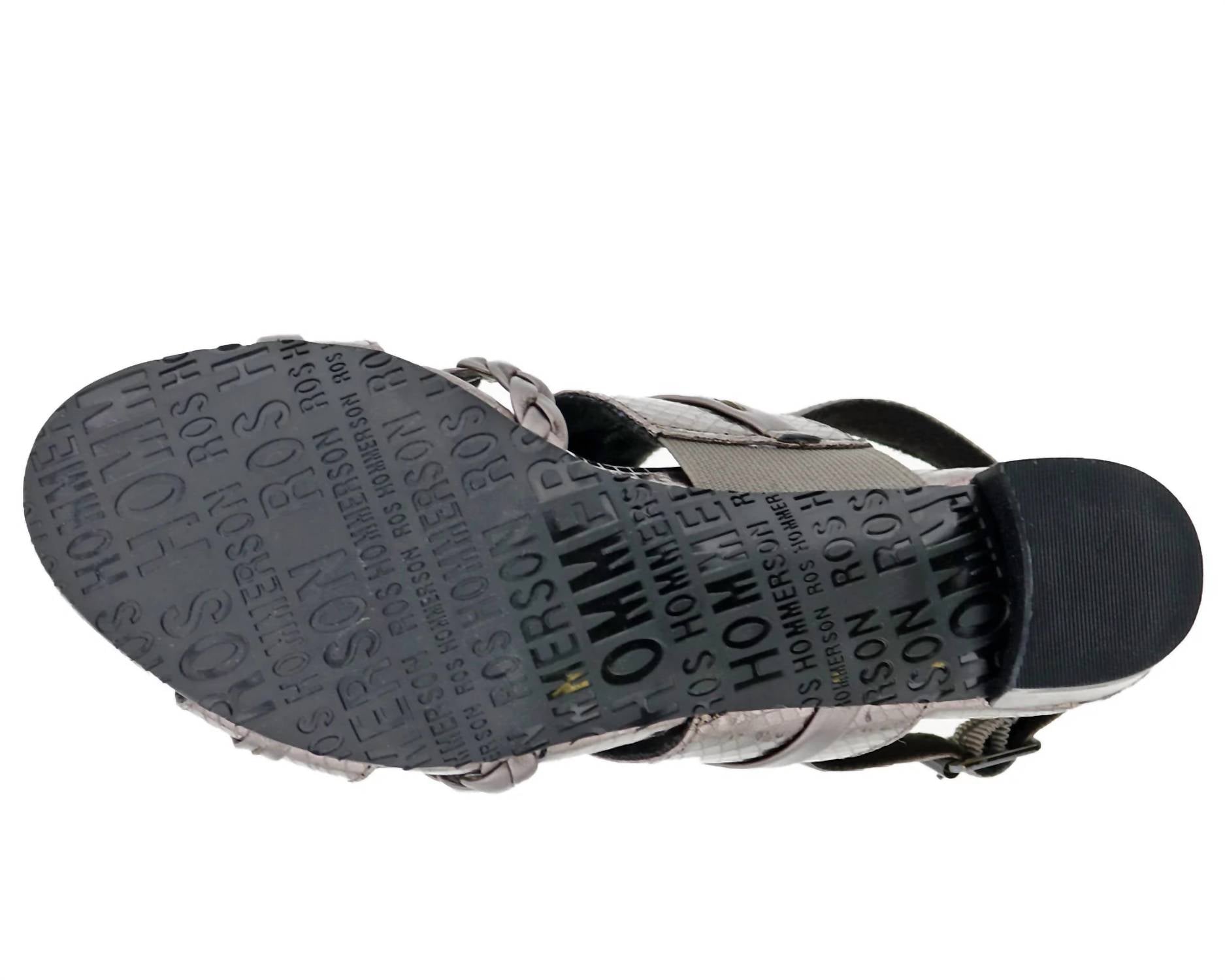 Ros Hommerson Women's Vacay Slingback Dress Sandal in pewter snake print - women's sandal - view 7