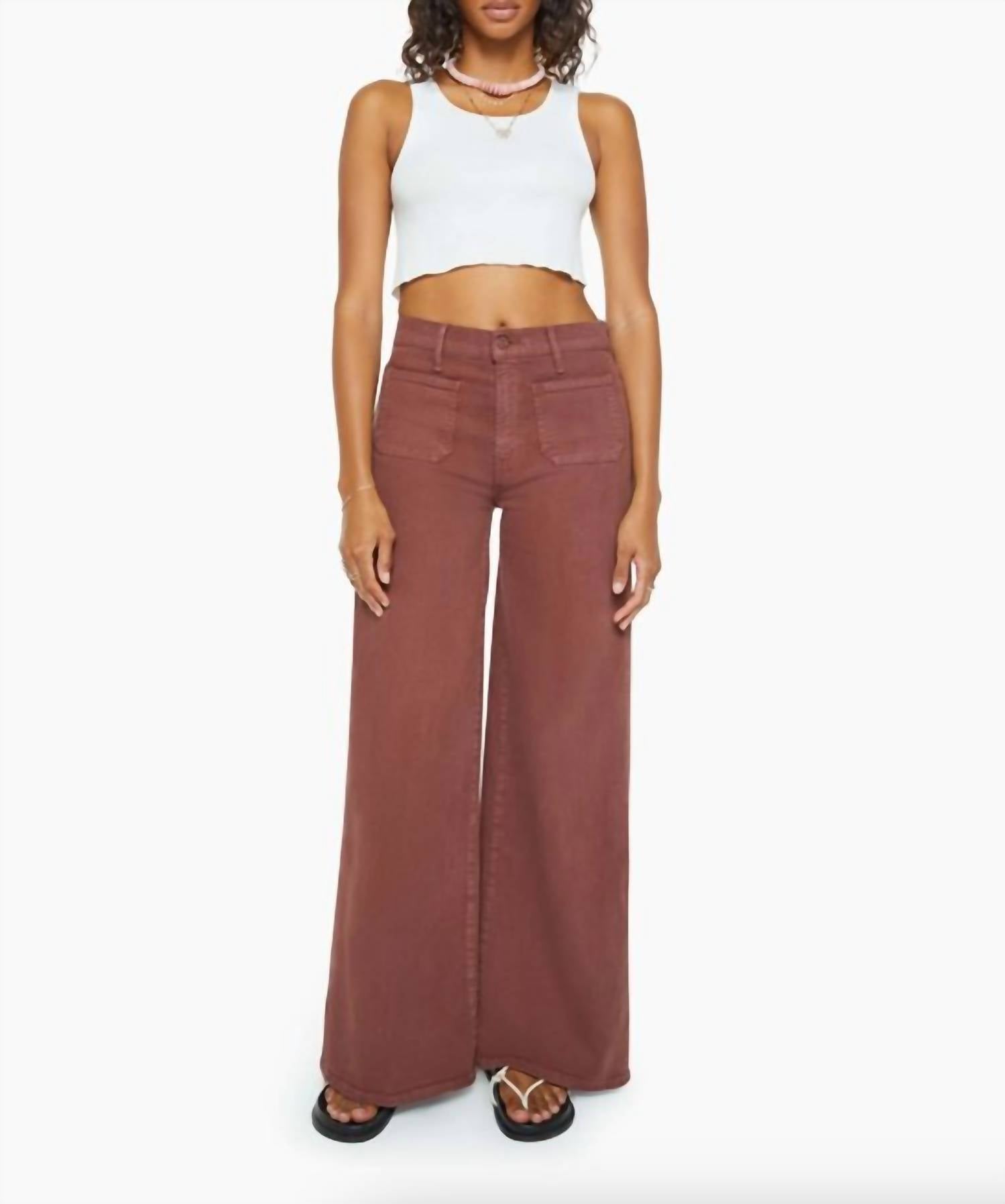 Mother - Patch Pocket Undercover Sneak Pants