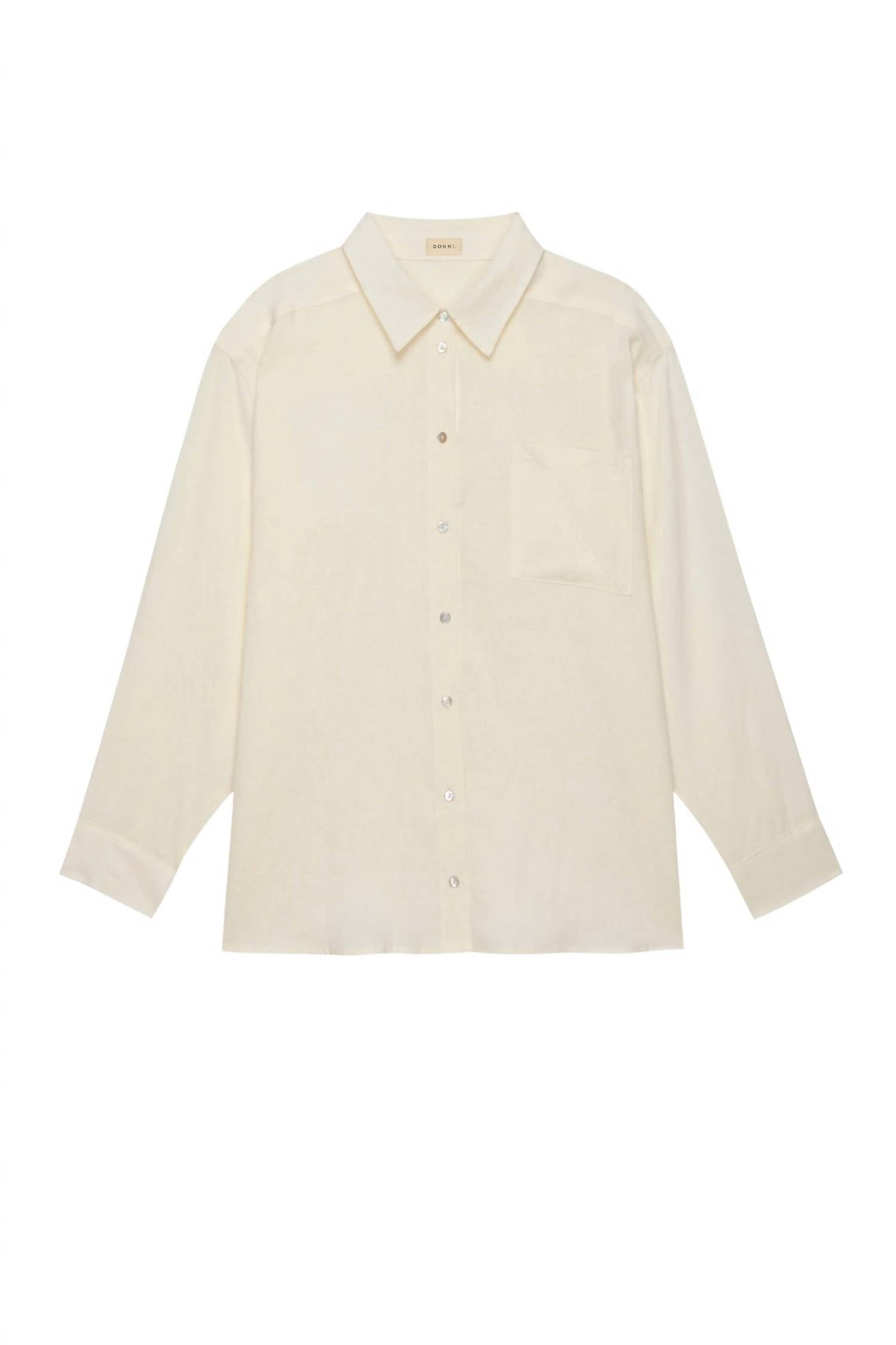 Donni. - Linen Relaxed Shirt