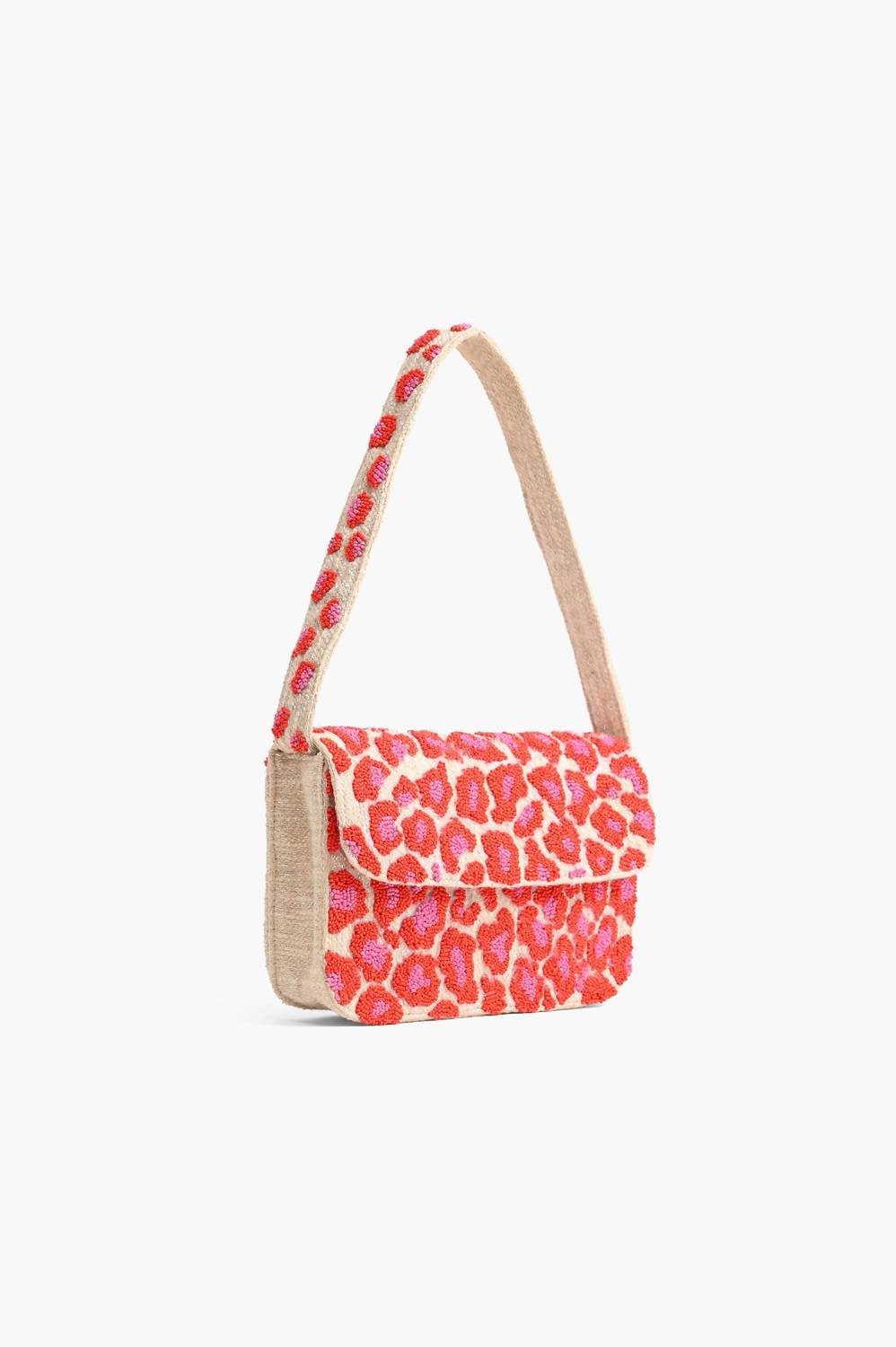 America & Beyond - Women's Leopard Shoulder Bag