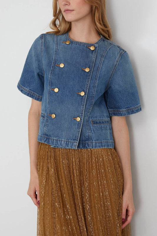 Ulla Johnson - The Serge Short Sleeve Jacket