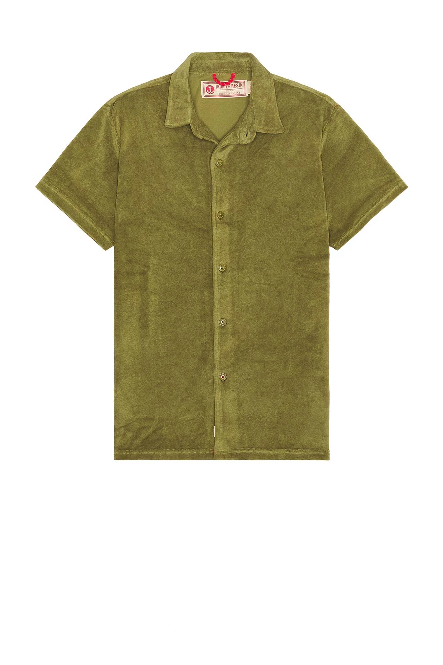 Iron & Resin - Terry Cloth Button-up Shirt
