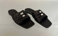 Casadei - 1M431J0101C26499000 Flat sandal with crystals