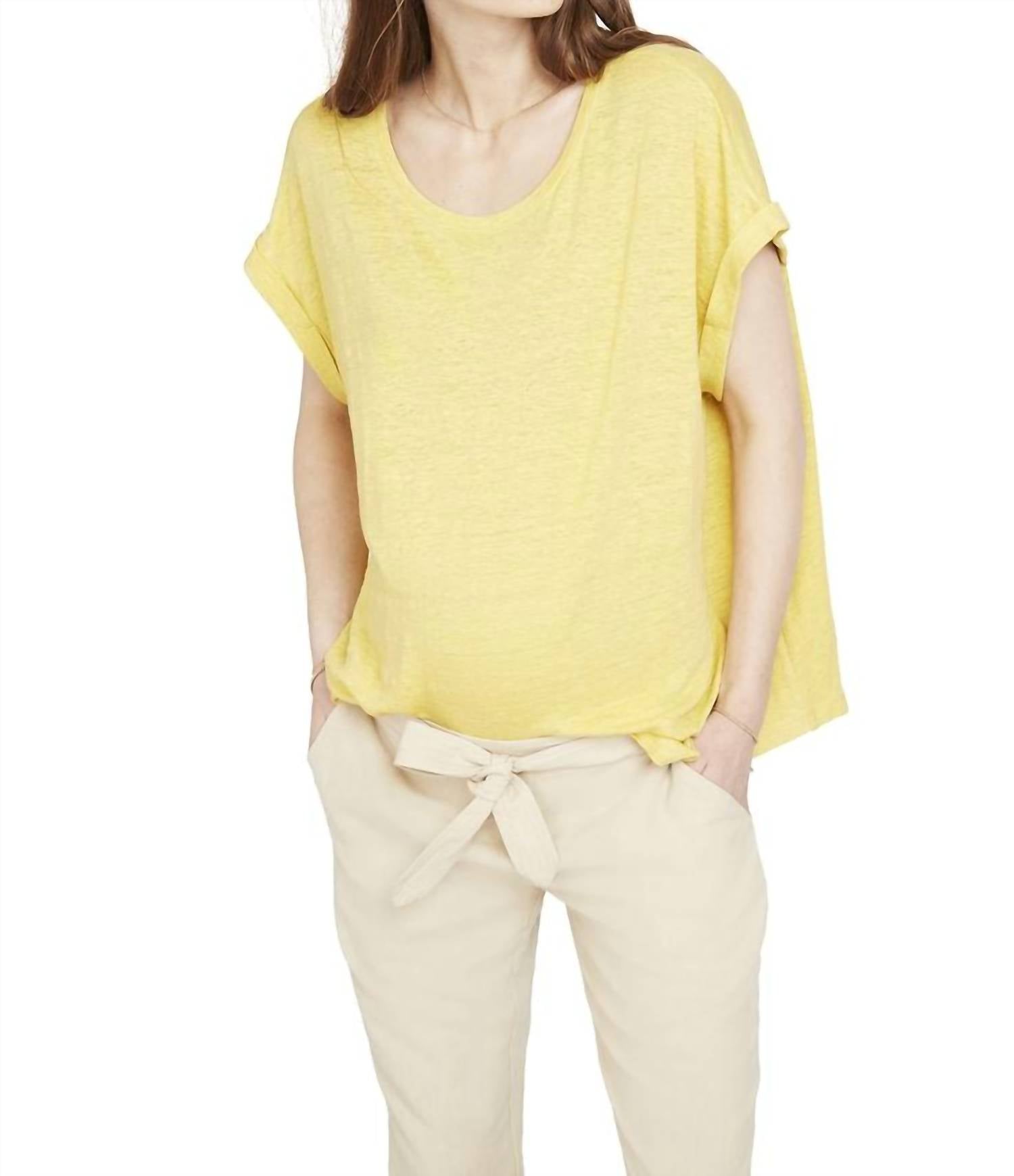 Hatch - Linen Circle Short Sleeve Tee