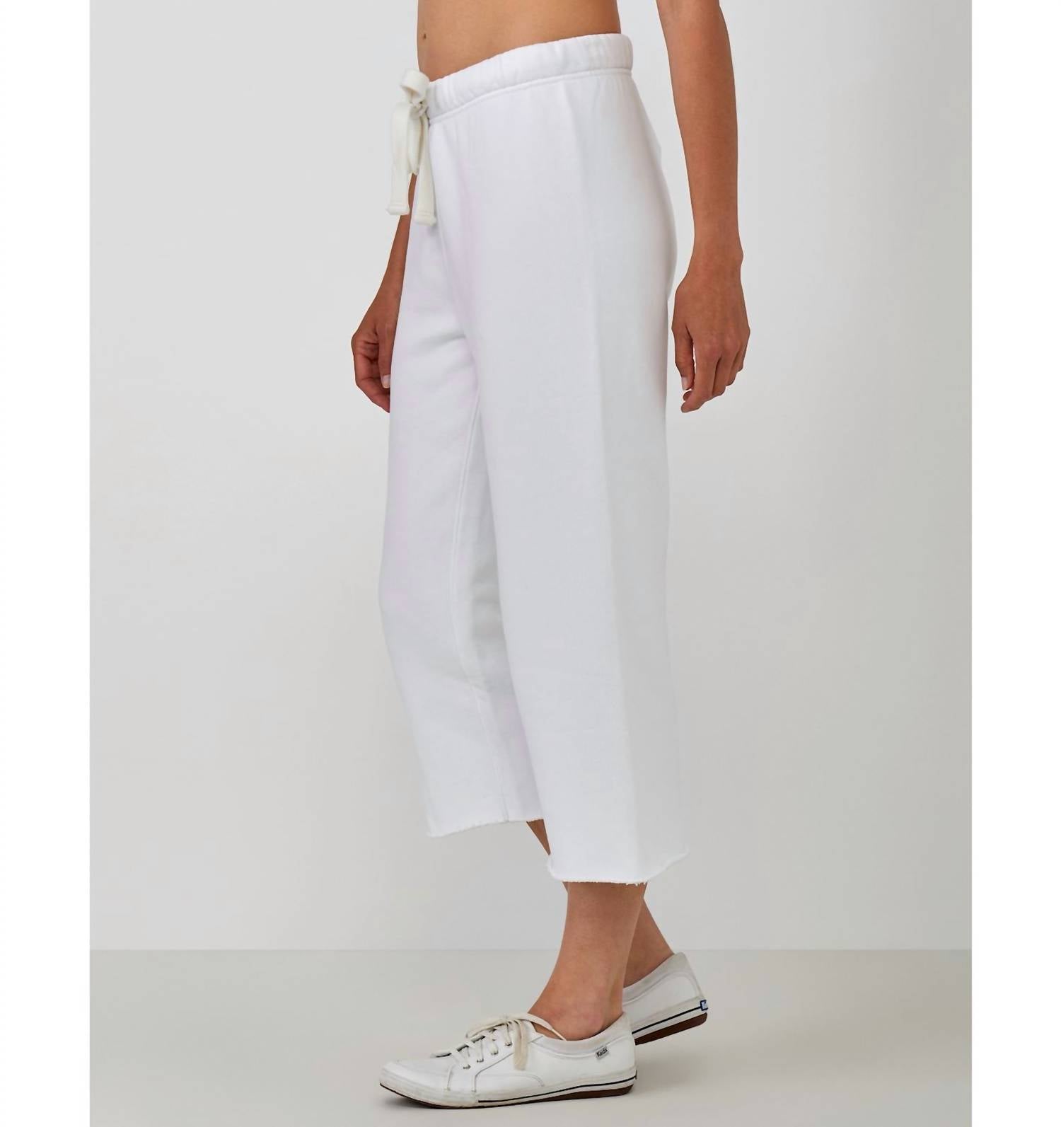 Charlie Paige - Cotton French Fleece Capri Pants