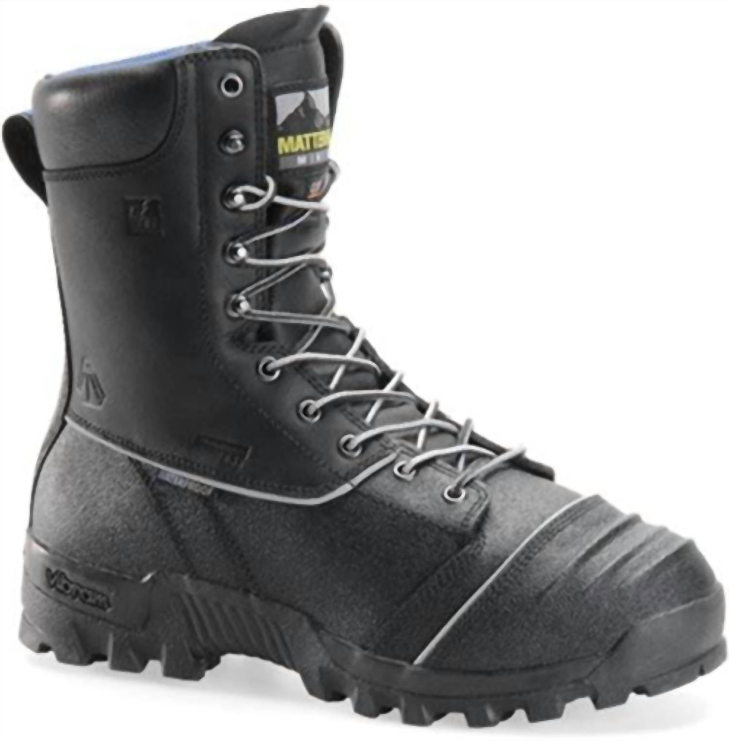 Matterhorn Men's 8 Internal Metguard Aluminum Toe Boots in black - men's boots
