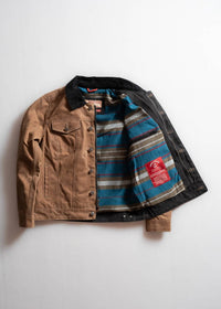 Iron & Resin Scout Jacket in dark tan - women's jacket - alternate view
