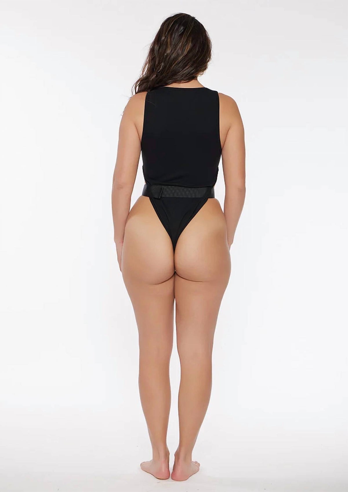 Circular Path - High Cut Bodysuit