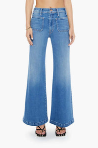 Mother - Hustler Roller Patch Pocket Jeans - Petite