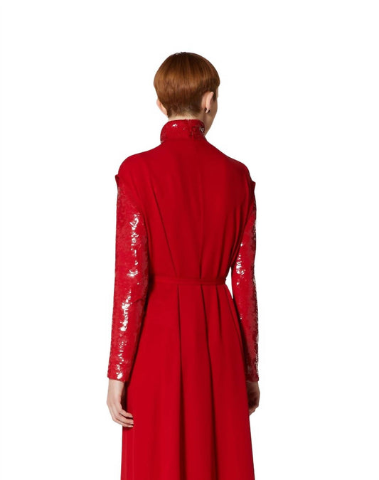 Valentino - Embroidered Stretch Tulle Top