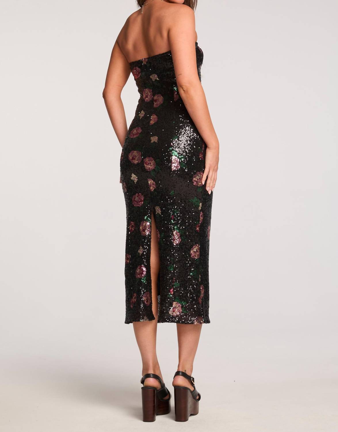 saltwater LUXE OAKLIE MIDI DRESS in multi - women's dress - alternate view