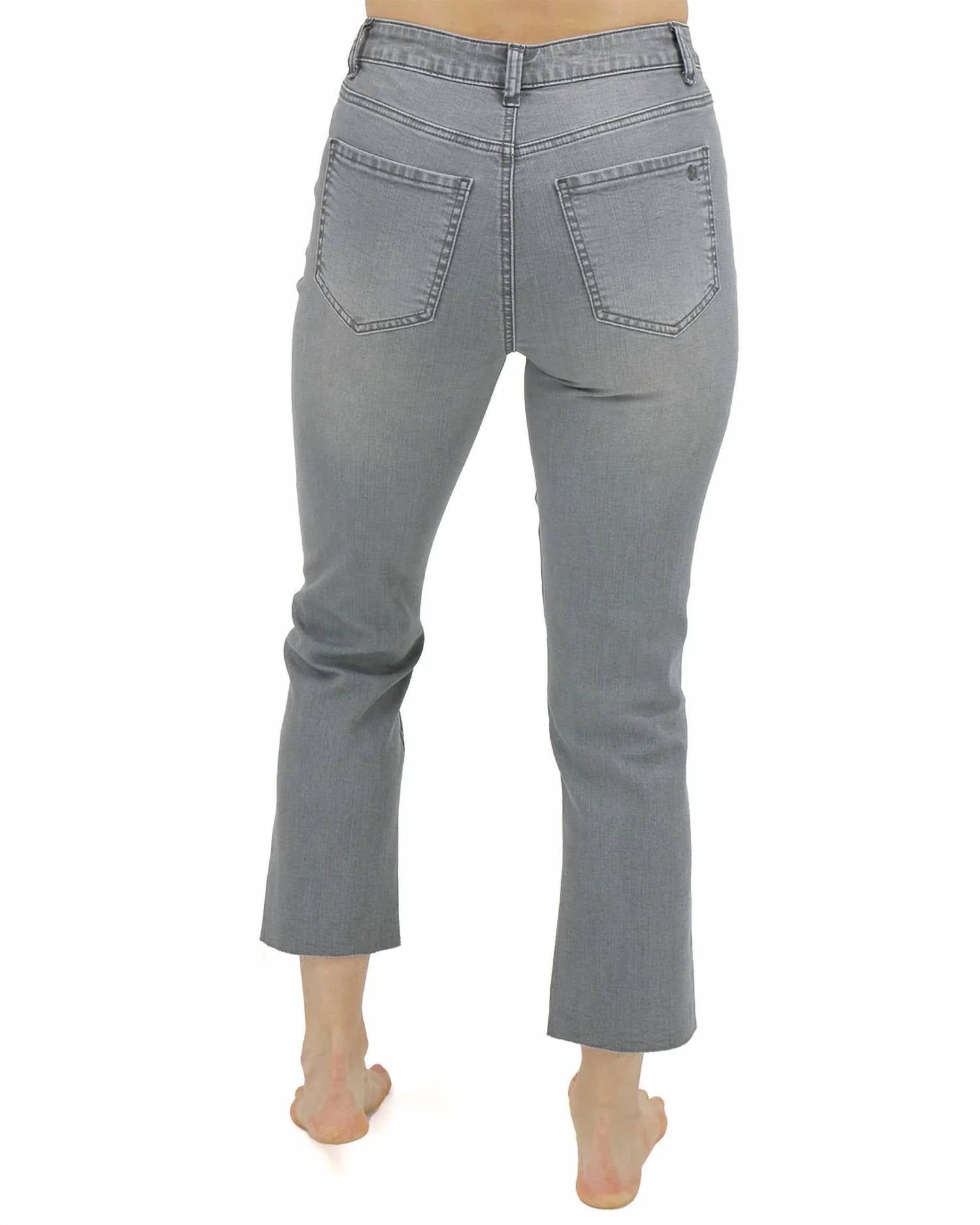 Grace And Lace - Mel's Favorite Straight Leg Cropped Denim Jeans