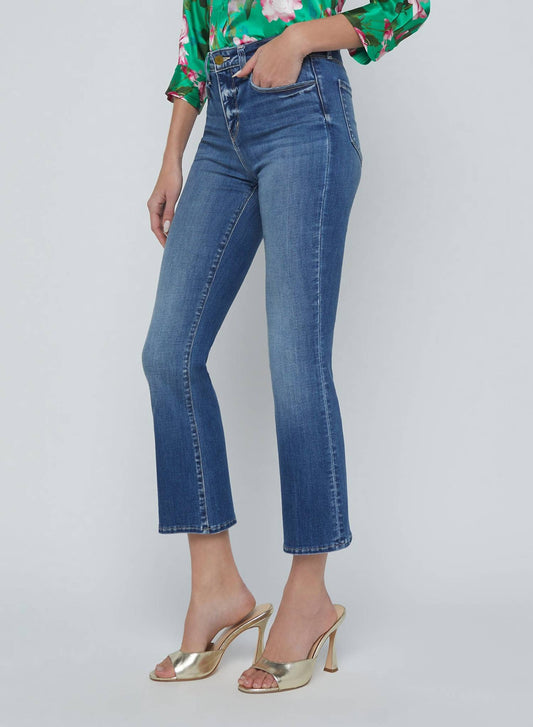 L'Agence - Tati High Rise Crop Micro Boot Jeans
