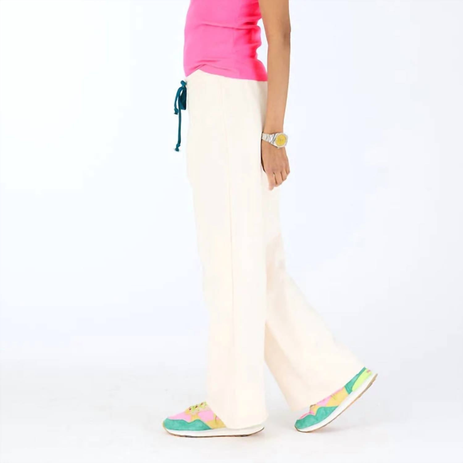 KERRI ROSENTHAL Women's Weekend Barb Sweatpants in canvas - women's pants - view 4