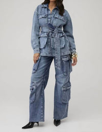 Good American - Uniform Cargo Jacket