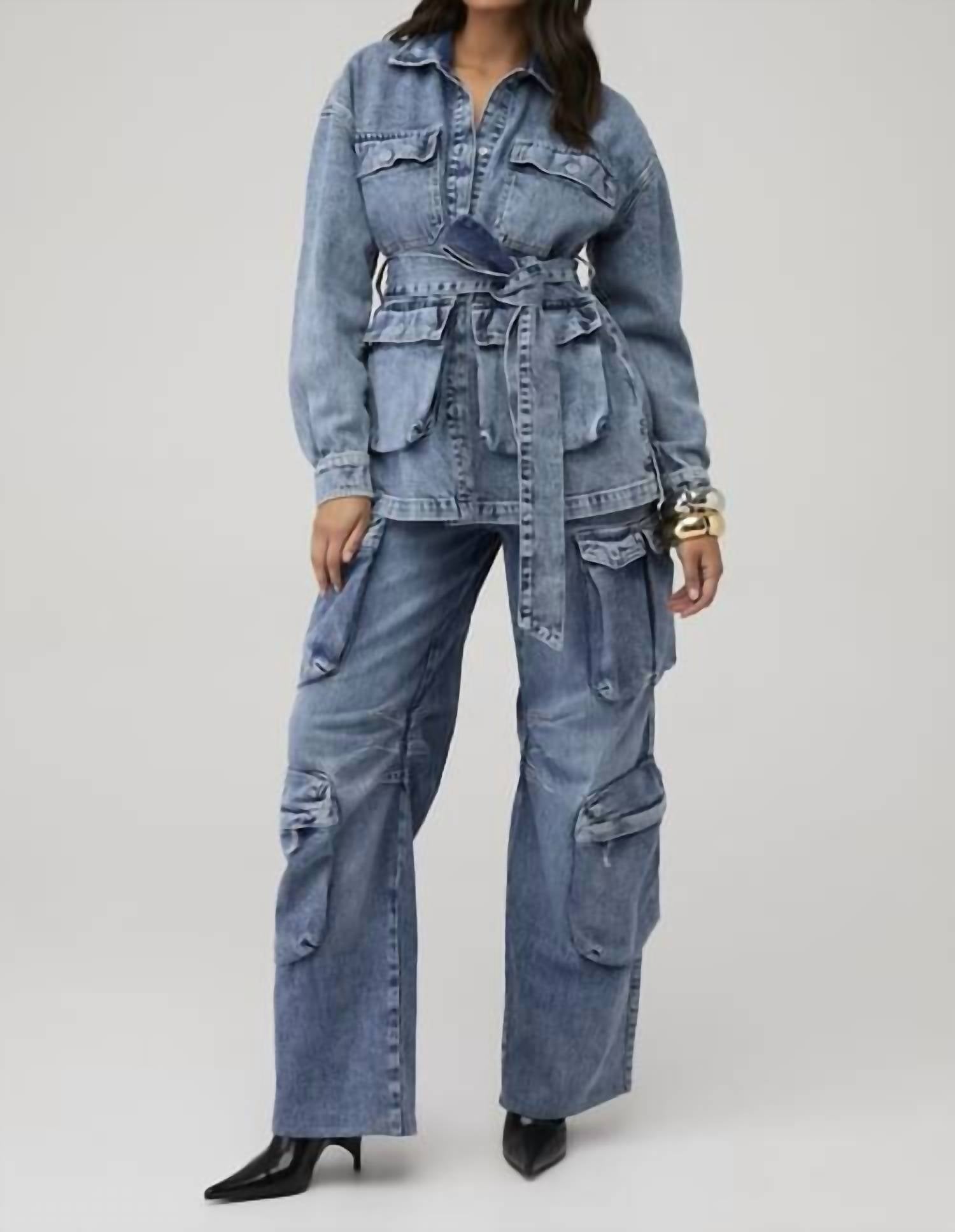 Good American - Uniform Cargo Jacket