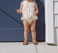 Rylee + Cru - Girl's Shoulder Tie Bubble Onesie