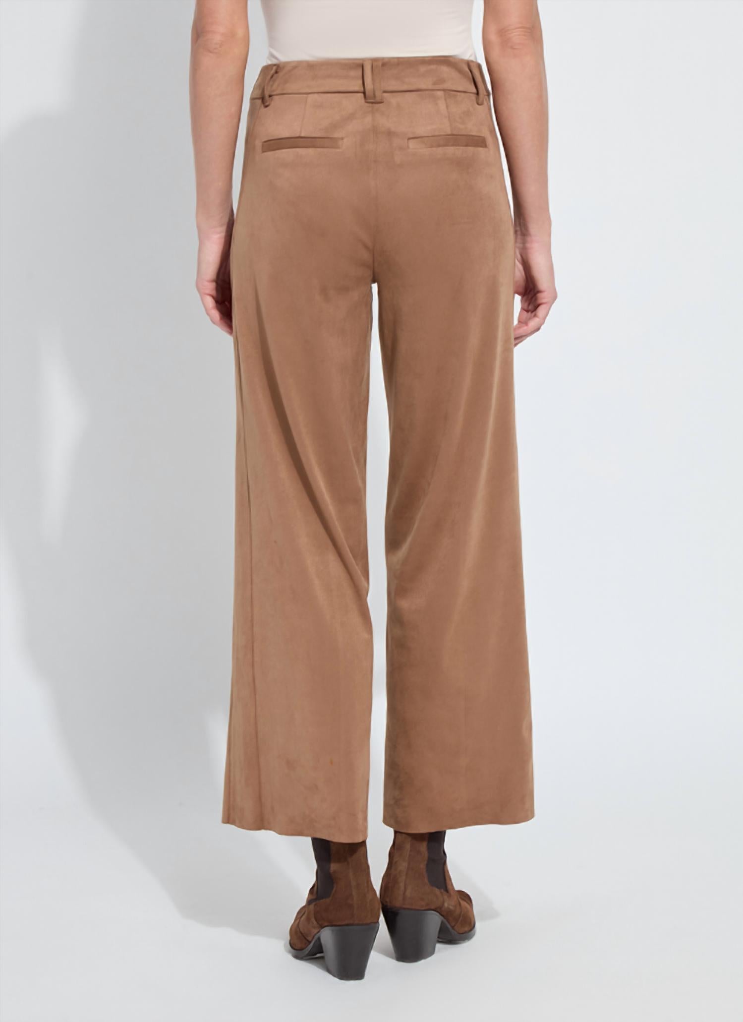 Lysse - Vionette Vegan Suede Wide Leg Trouser