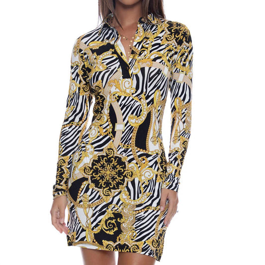 Luli Fama - Goddess Vibes Blouse Dress