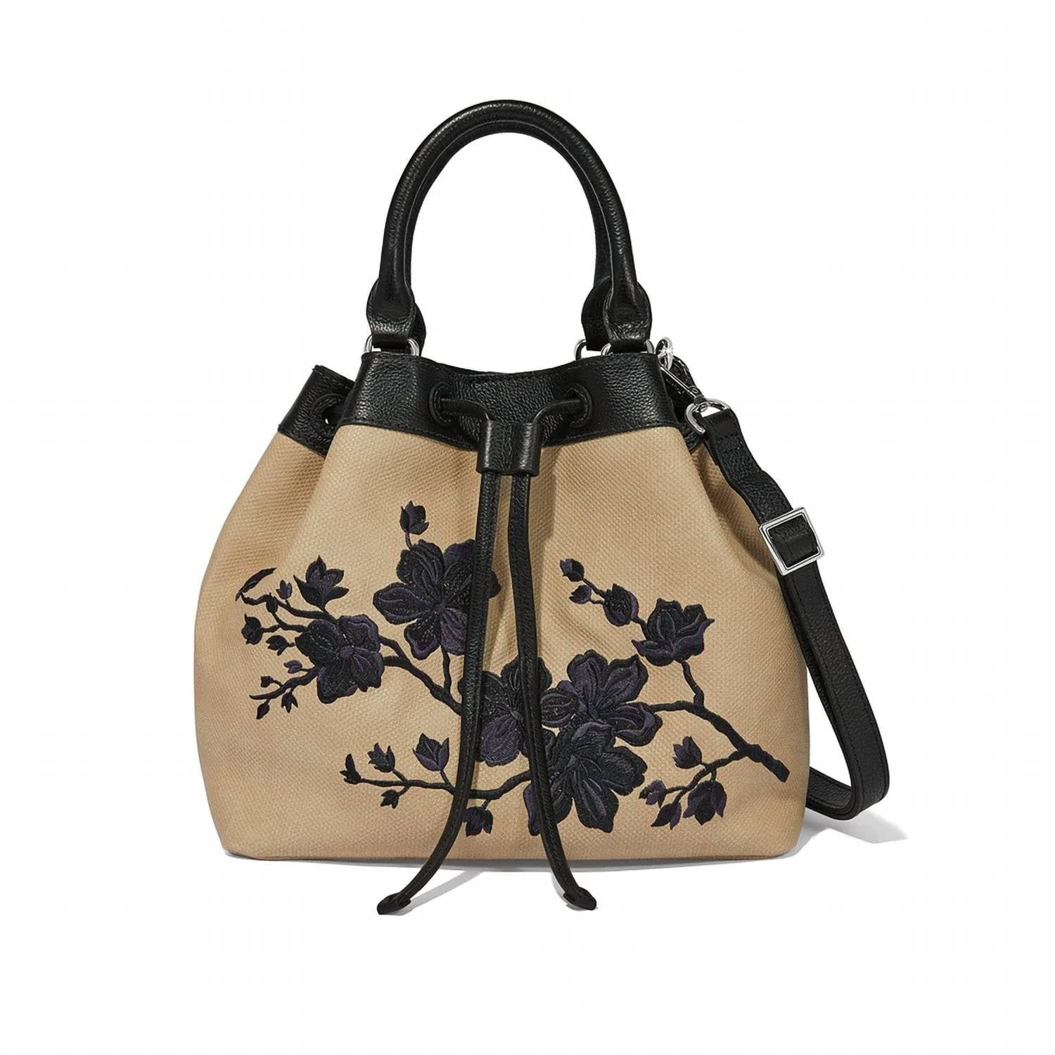 Brighton - Elise Embroidered Drawstring Bag