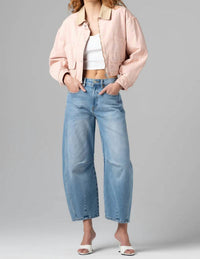 BLANKNYC Lawn Party Jacket in pink combo - women's jacket - view 4