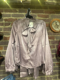 WISHLIST Cry My Eyes Blouse in violet - women's blouse - detail view