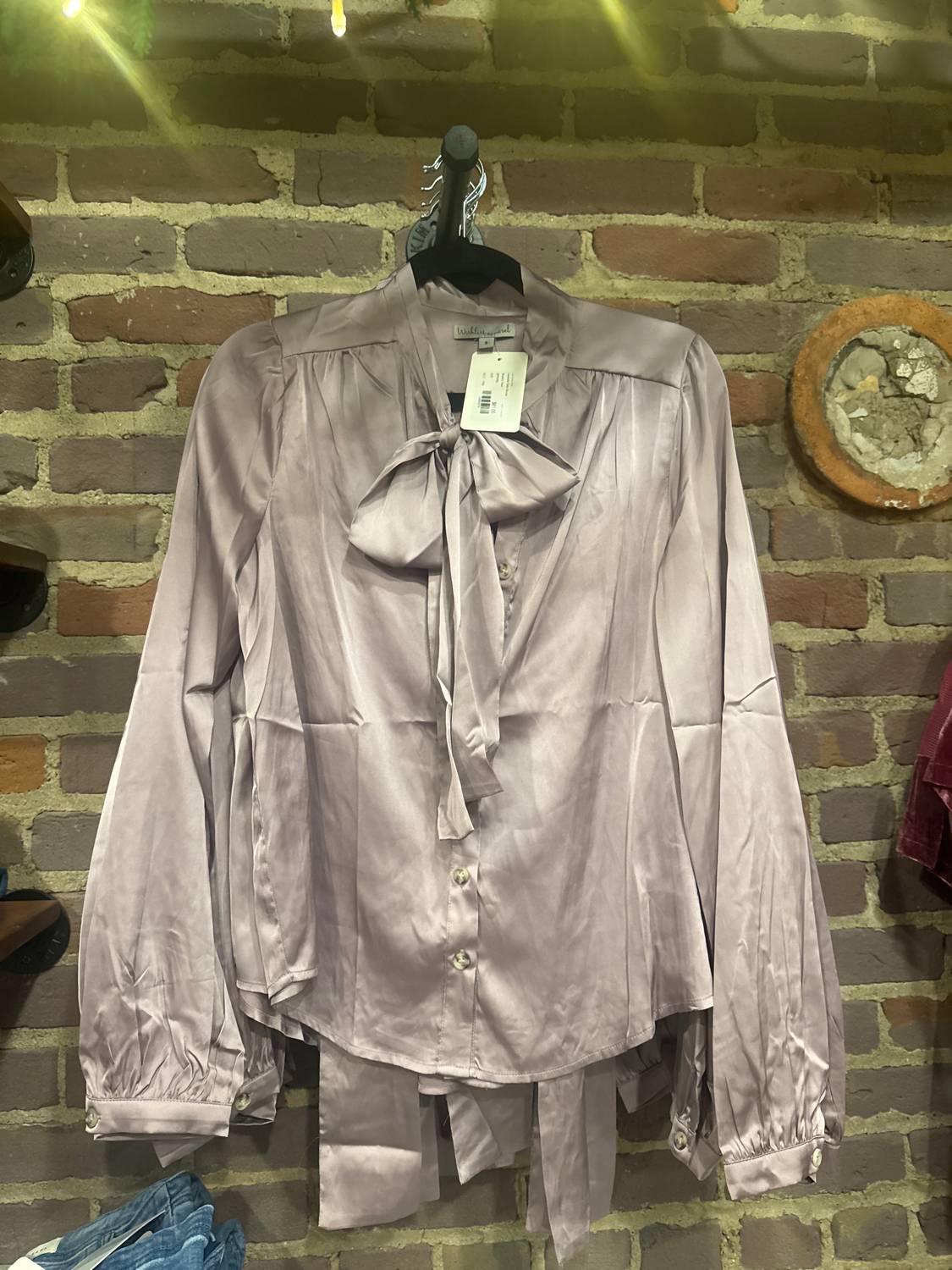 WISHLIST Cry My Eyes Blouse in violet - women's blouse - detail view