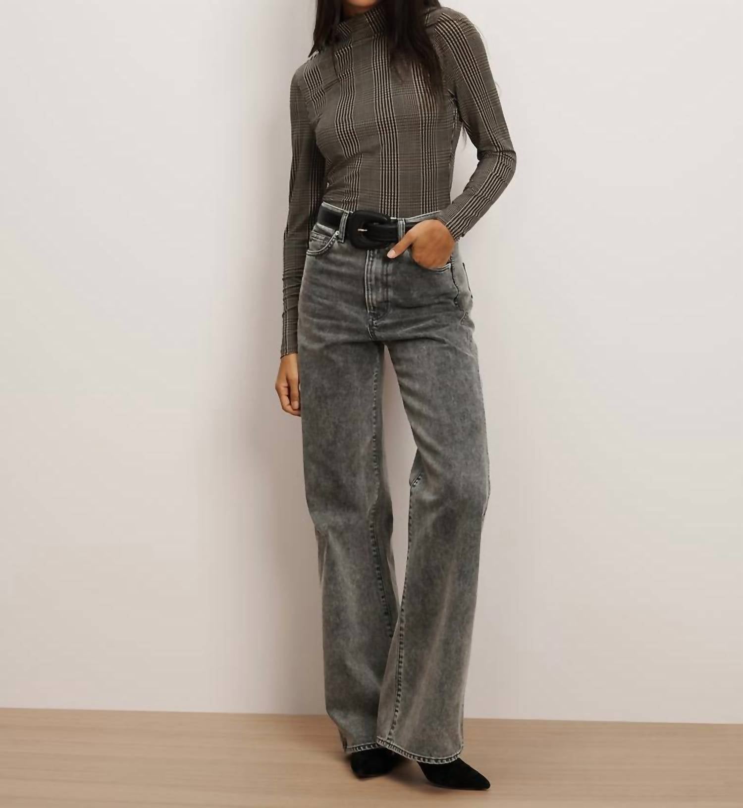 Veronica Beard - Nate Mock-neck Top
