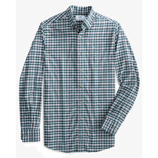 Southern Tide - Men's Bowden Plaid Long Sleeve Sportshirt